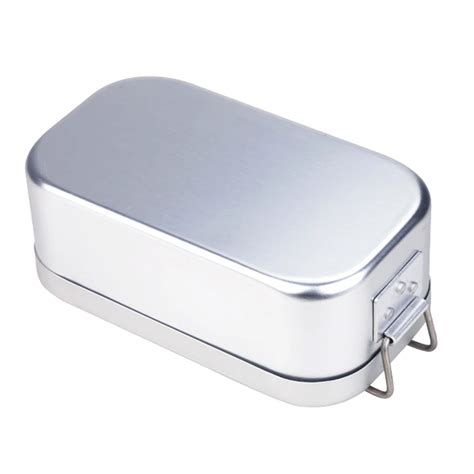 camping metal lunch box|bento aluminum lunch box.